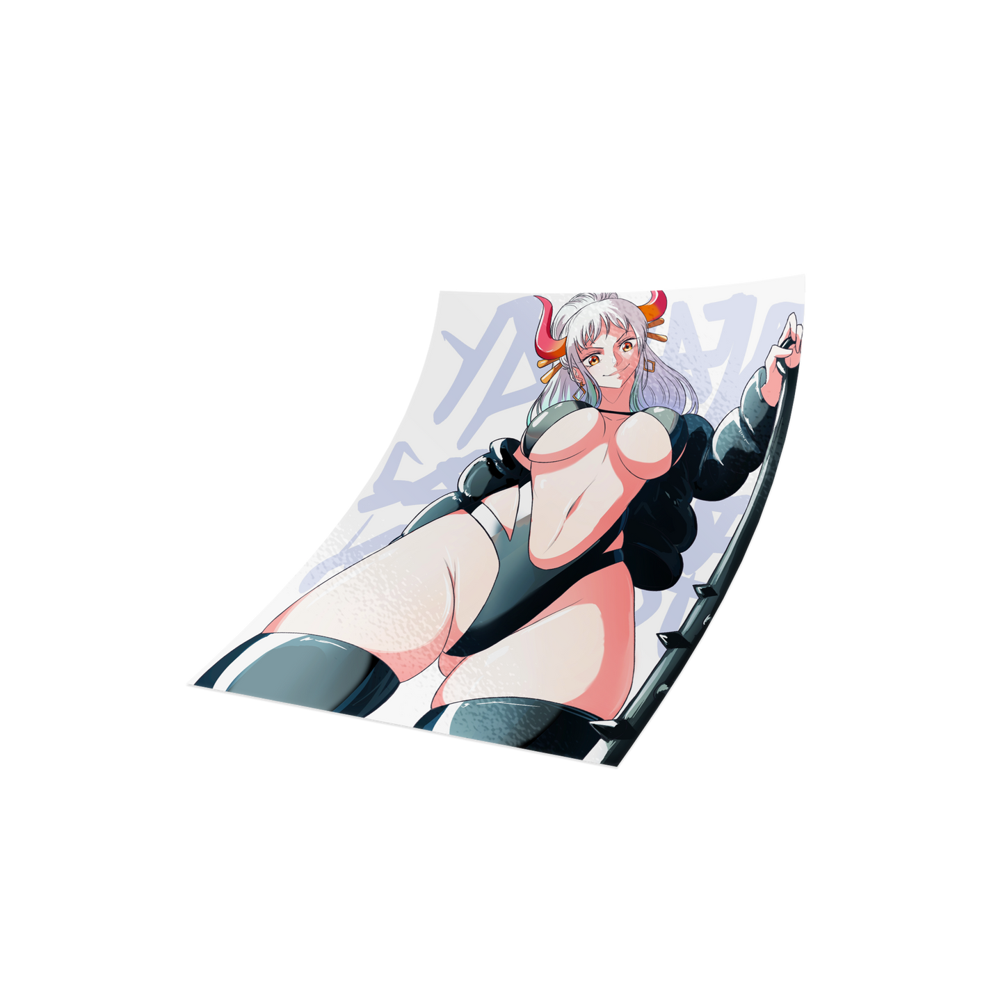 Peach Pack 1 "Latex" Slap Stickers (In Hand)