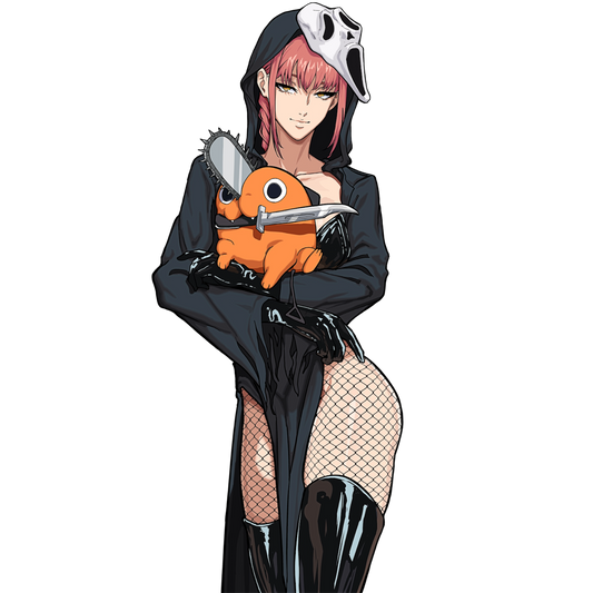 Mikeypieart CSM Sxucee Halloween Collab Kisscut Stickers (In Hand)