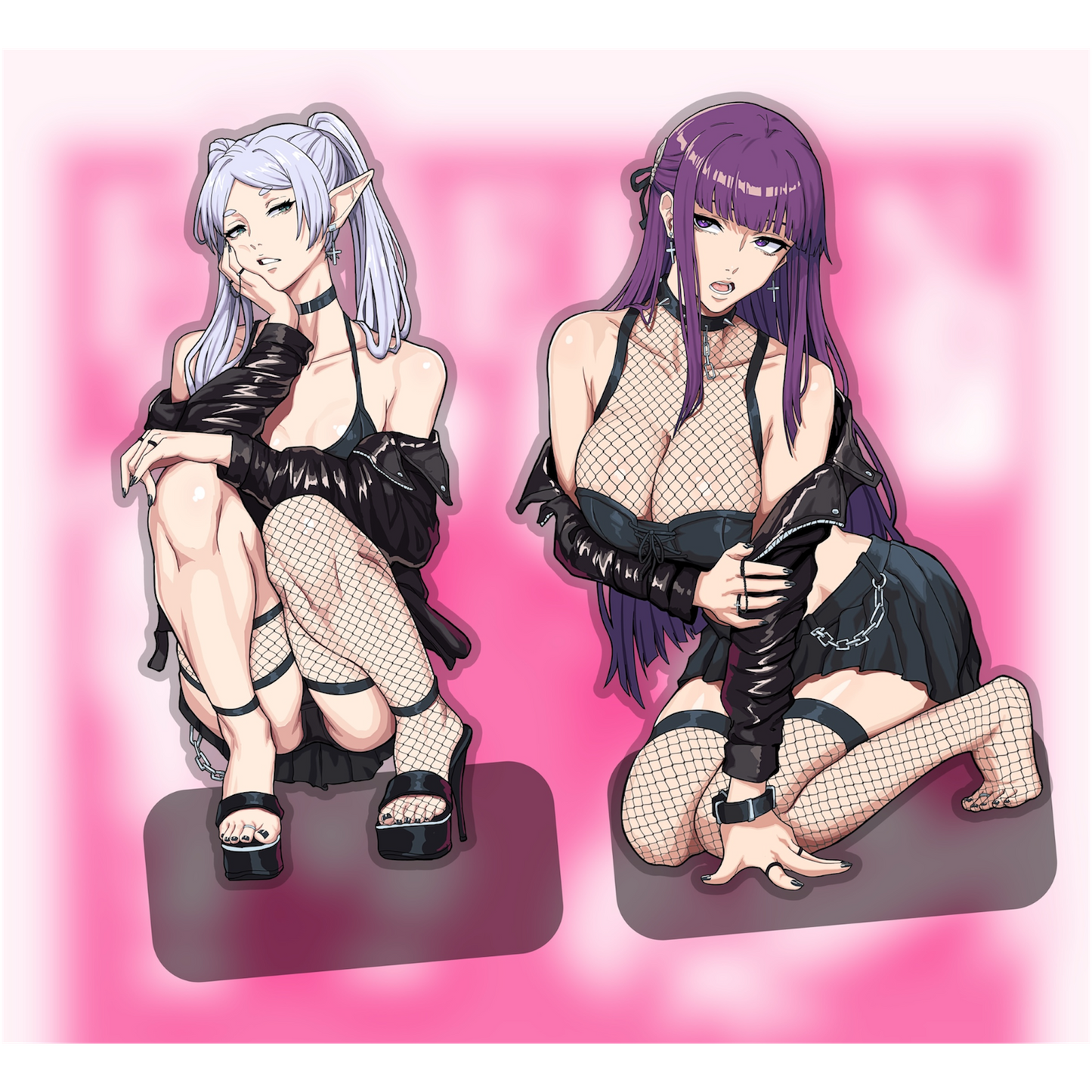 Mikeypieart Sxucee Goth Mages Collab Standees (Pre Order)