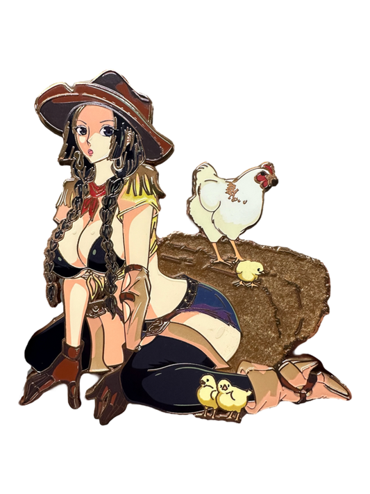 Cowgirl Snake Warlord Pin (In Hand)