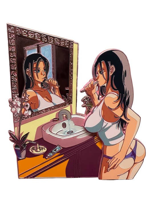 Archeologist Morning Routine Pin (In Hand)