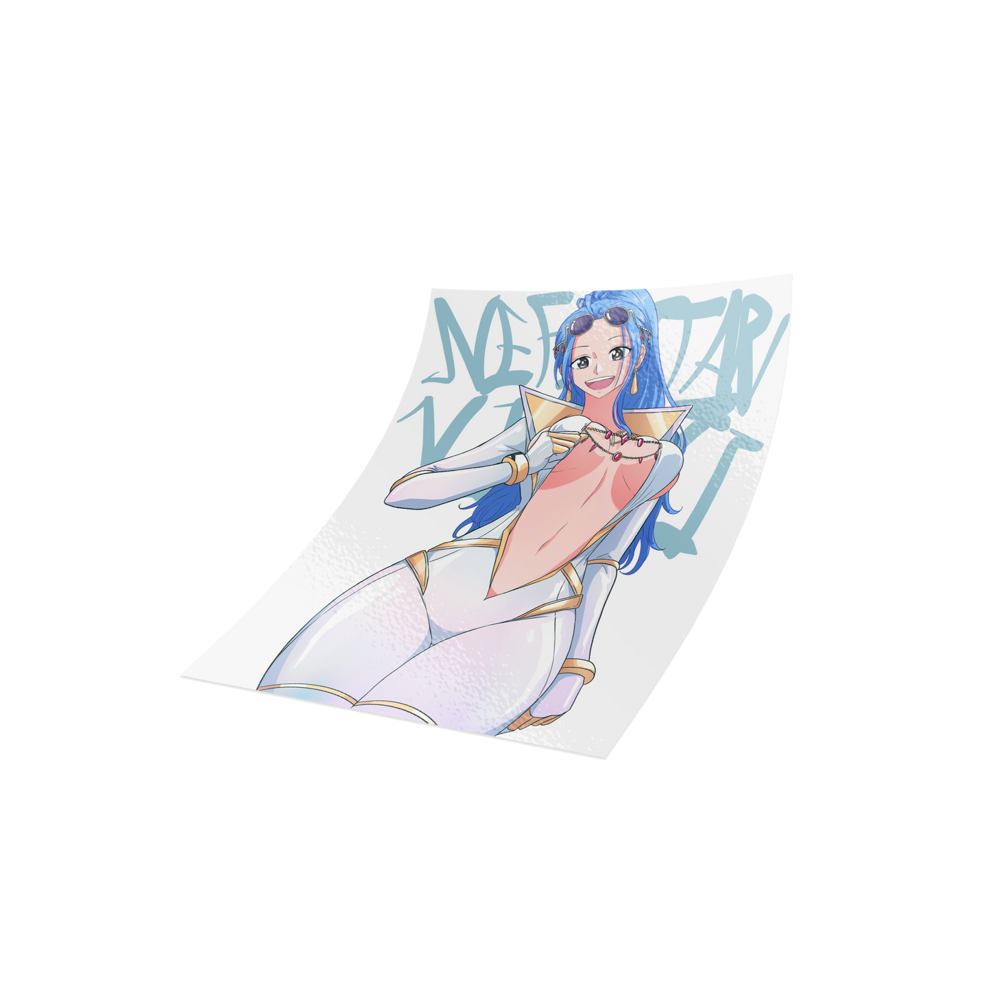 Peach Pack 1 "Latex" Slap Stickers (In Hand)