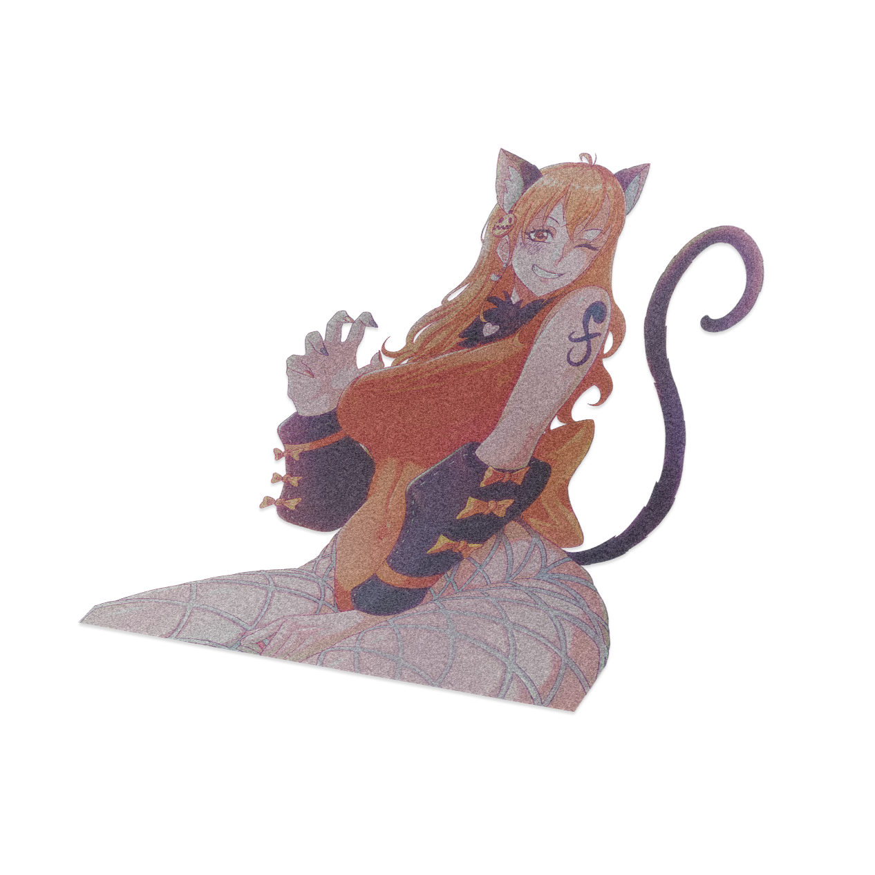 Spooky Kitty Navigator Sticker (In Hand)