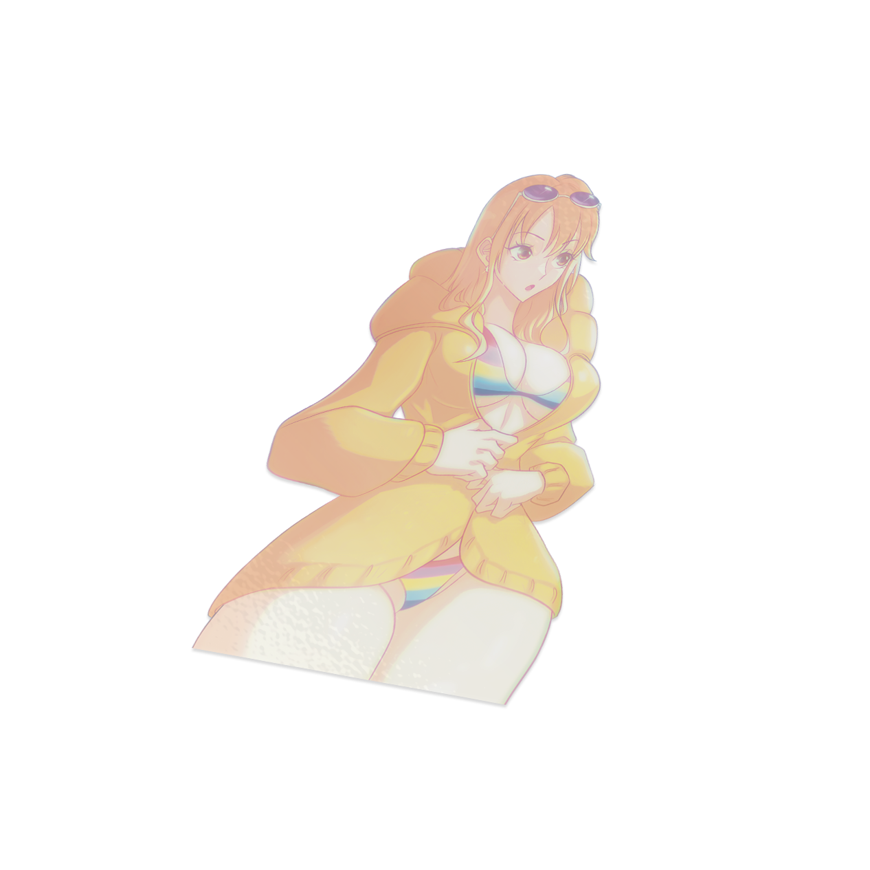 Rainy Weather Navigator Sticker (In Hand)