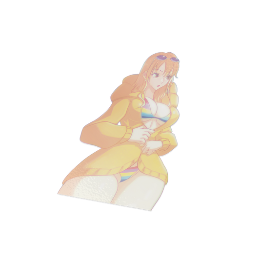 Rainy Weather Navigator Sticker (In Hand)