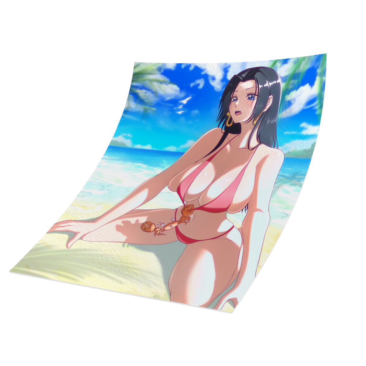 Peach Pack 8 "Peak Summer OP" Slap Stickers (In Hand)