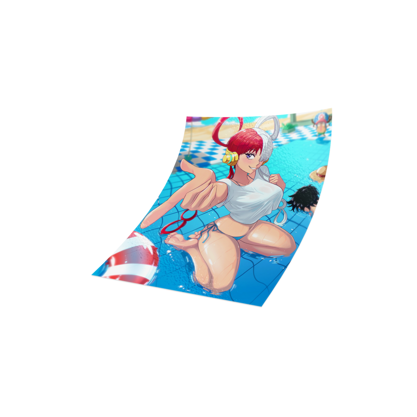 Peach Pack 8 "Peak Summer OP" Slap Stickers (In Hand)