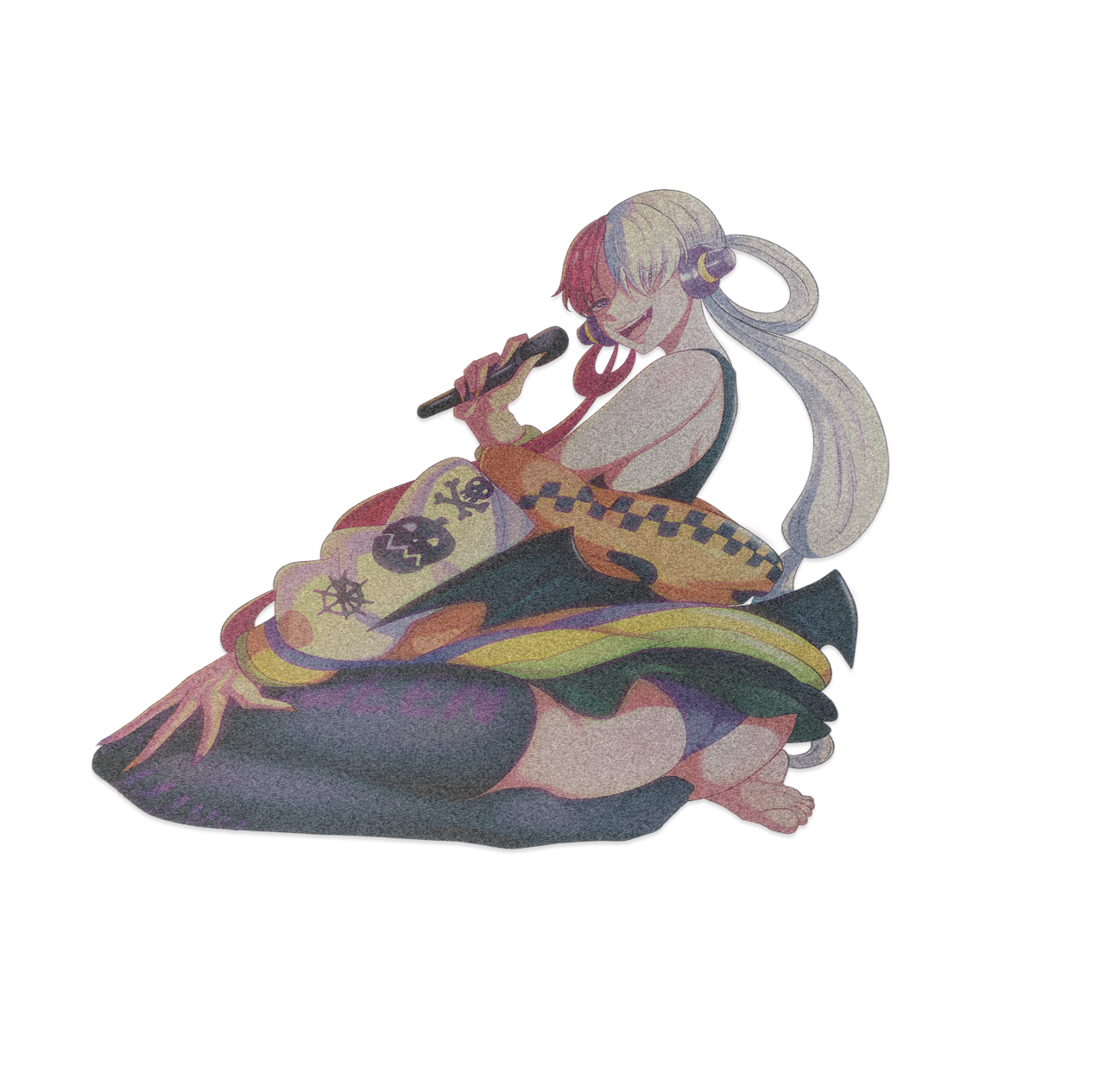 Vampire Singer Sticker (In Hand)