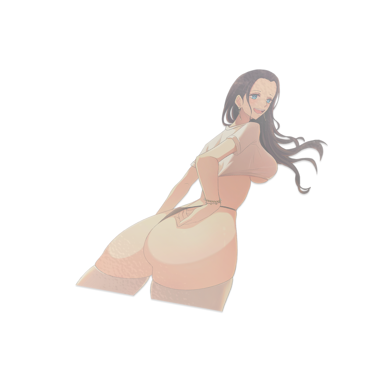Crop Top Archeologist Sticker (In Hand)