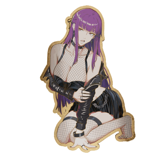 Mikeypieart Goth Pouty Mage Pin Sxucee Collab (Pre Order)