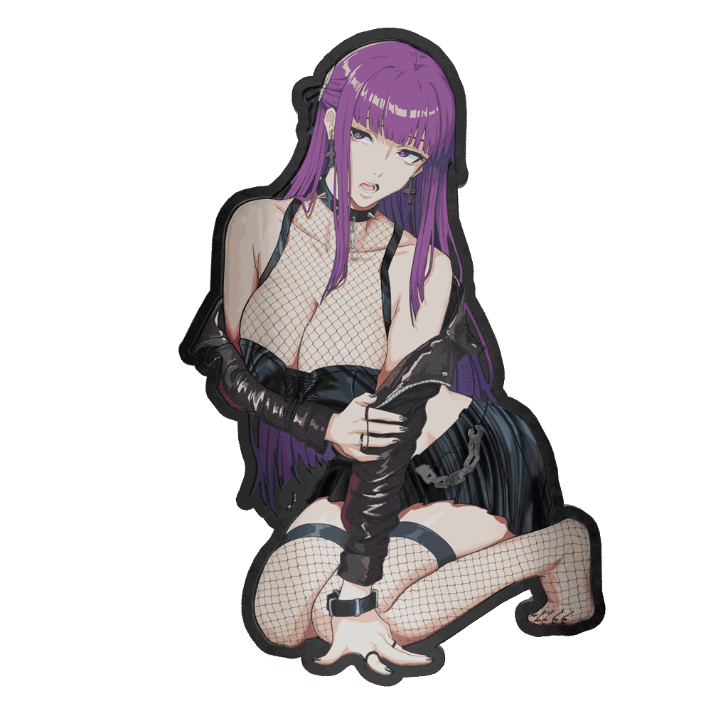 Mikeypieart Goth Pouty Mage Pin Sxucee Collab (Pre Order)