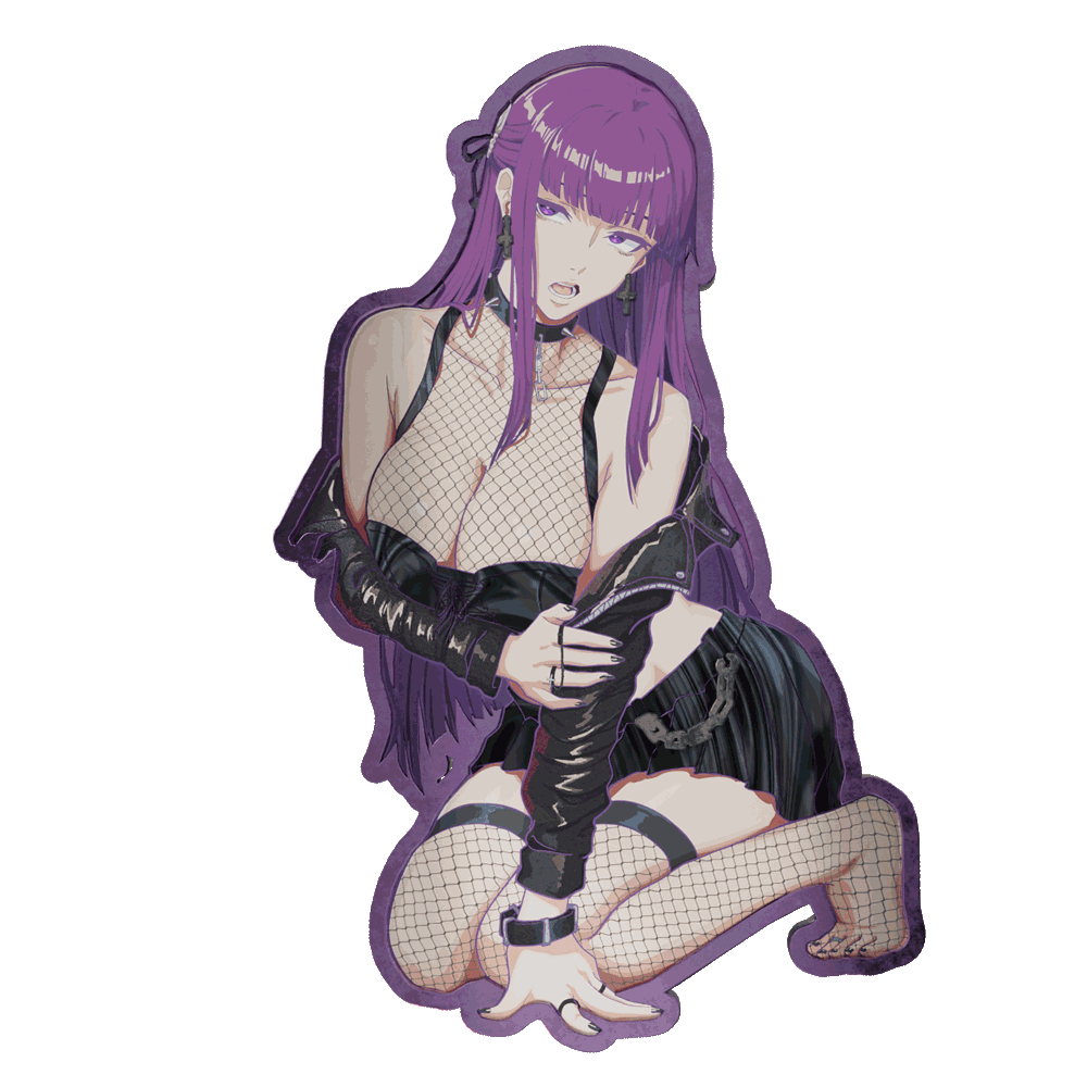 Mikeypieart Goth Pouty Mage Pin Sxucee Collab (Pre Order)