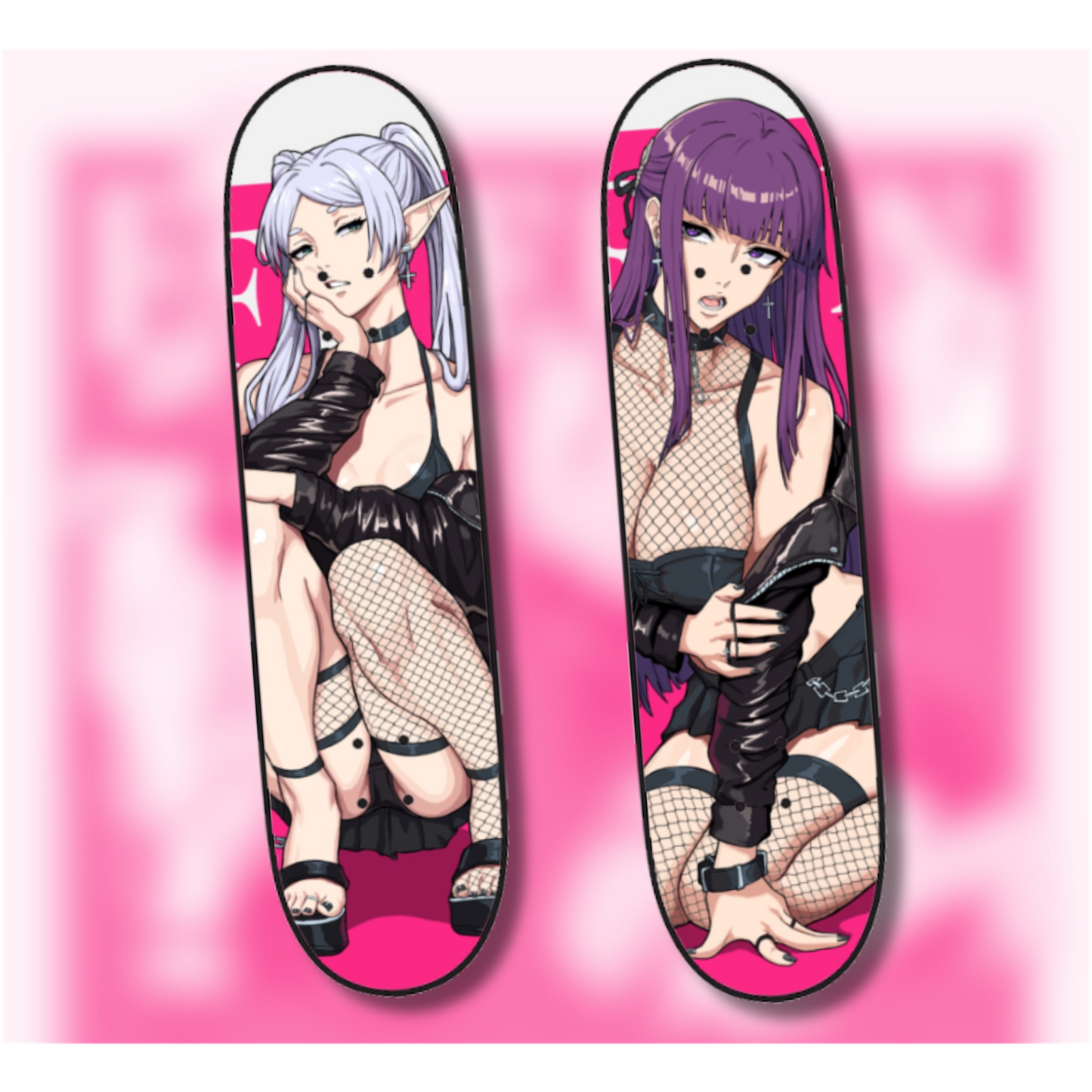 Mikeypieart Sxucee Goth Mages Collab Skatedecks (Pre Order)
