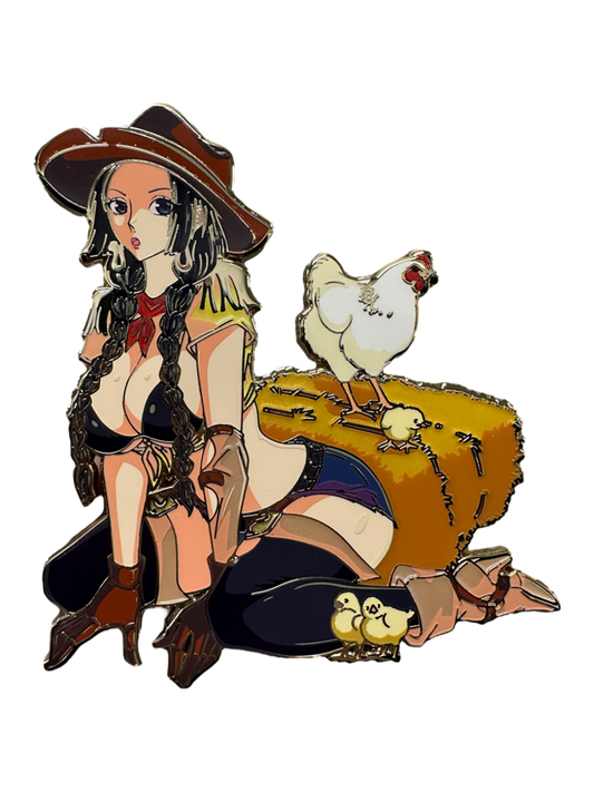 Cowgirl Snake Warlord Pin (In Hand)