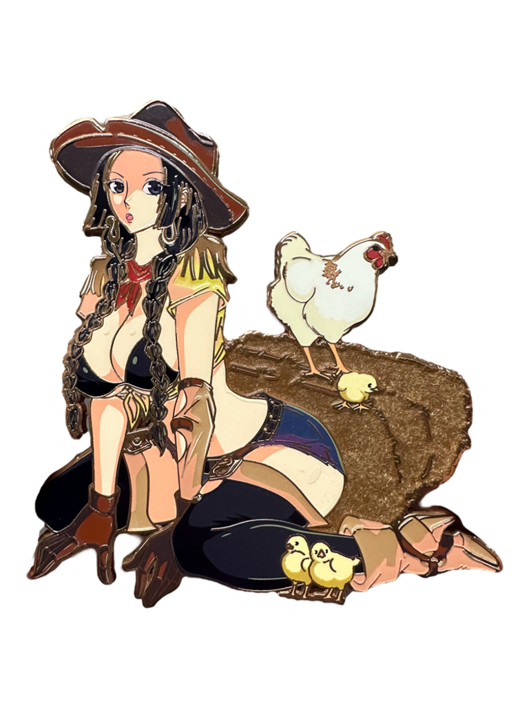 Cowgirl Snake Warlord Pin (In Hand)
