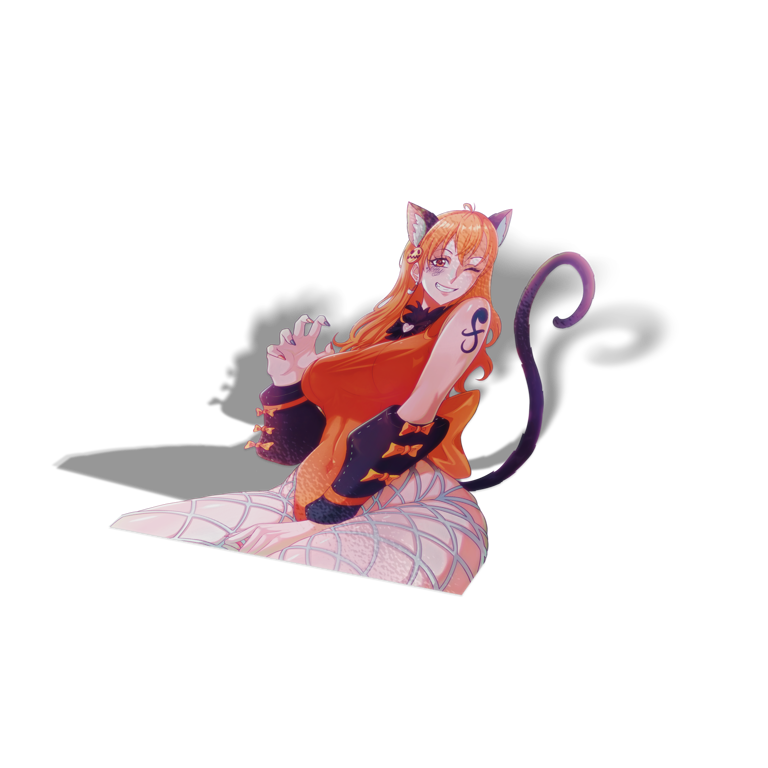 Spooky Kitty Navigator Sticker (In Hand)
