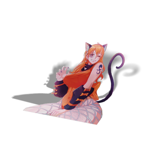 Spooky Kitty Navigator Sticker (In Hand)